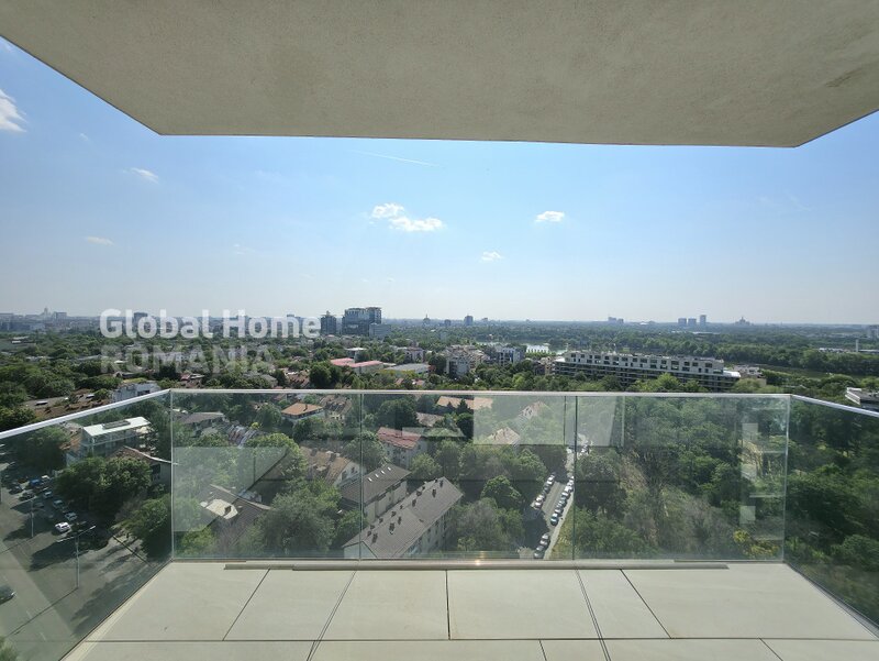 Floreasca, One Verdi Park, panoramic view 16 floor, 4 rooms 154 sqm + 2 parking,