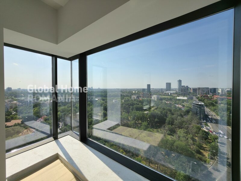Floreasca, One Verdi Park, panoramic view 16 floor, 4 rooms 154 sqm + 2 parking,