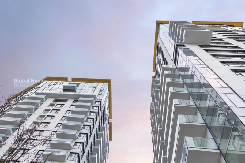 Floreasca, One Verdi Park, panoramic view 16 floor, 4 rooms 154 sqm + 2 parking,